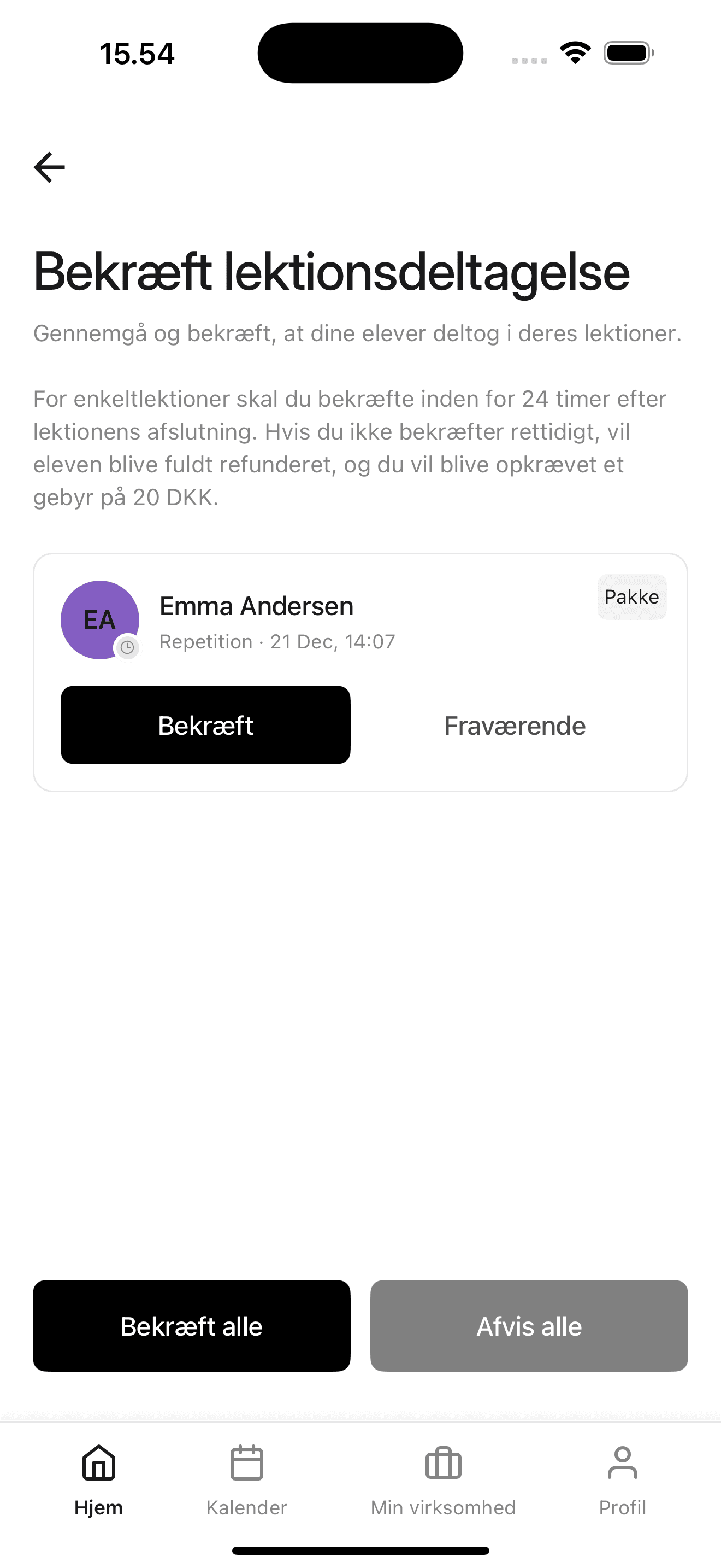 Digital P23 godkendelse i Startkørekort appen